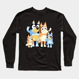 Bluey mum, Bluey Dad, Bluey family Long Sleeve T-Shirt